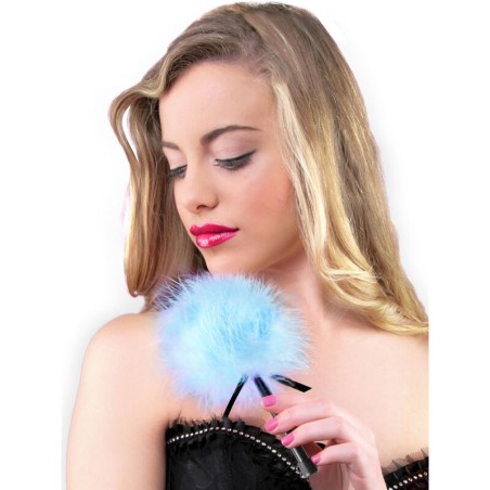 SECRETPLAY - PLUMERO MARABU AZUL CELESTE SECRETPLAY 100% FETISH