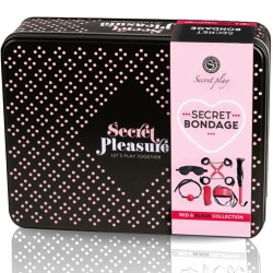 SECRETPLAY - BDSM SET 6 PIEZAS RED COLLECTION SECRETPLAY 100% FETISH