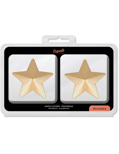 COQUETTE CHIC DESIRE - CUBRE PEZONES METAL ESTRELLAS 