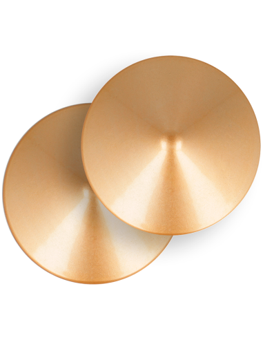 COQUETTE CHIC DESIRE - CUBRE PEZONES METAL CIRCULOS DORADOS 