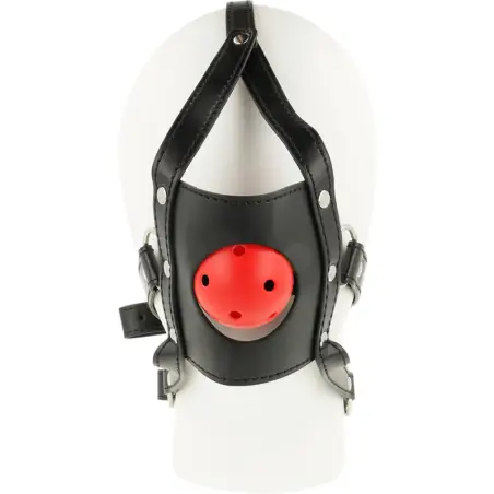 Arnés de Cabeza de Boca Abierta - Ajustable | Ohmama Fetish