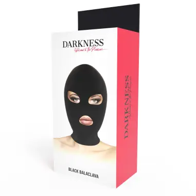 BDSM Máscara Sumisión Boca y Ojos Negro | Darkness