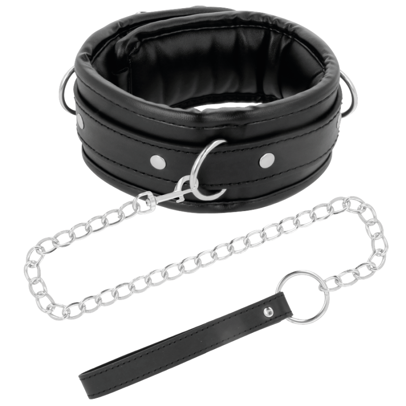 DARKNESS - COLLAR CON CADENA SOFT LEATHER 