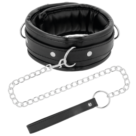 DARKNESS - COLLAR CON CADENA SOFT LEATHER 