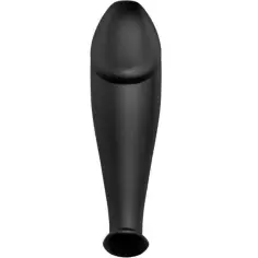 PRETTY LOVE - PLUG ANAL SILICONA FORMA PENE NEGRO 2