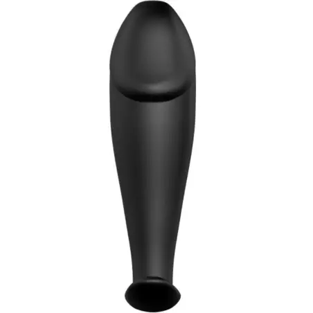 Plug Anal Silicona Forma Pene Negro | Pretty Love