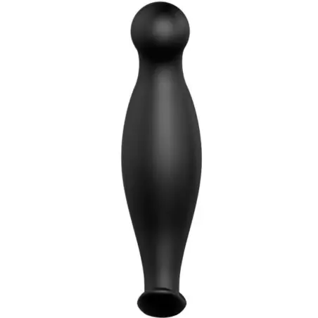 Plug Anal Silicona 11.7 cm Negro - Sumergible | Pretty Love