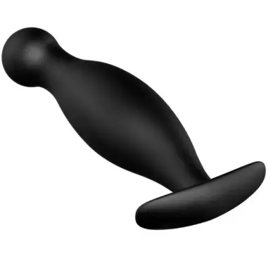 Plug Anal Silicona 11.7 cm Negro - Sumergible | Pretty Love