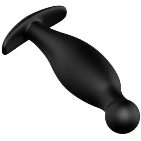 Plug Anal Silicona 11.7 cm Negro - Sumergible | Pretty Love