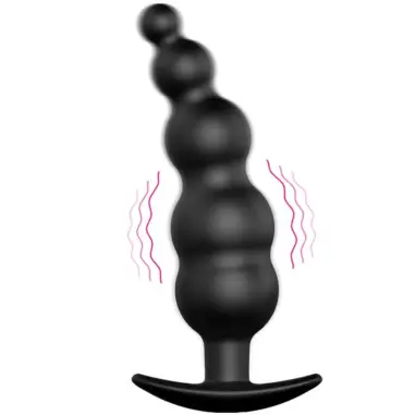 Plug Anal Silicona Estimulación Extra y 12 Modos Vibración