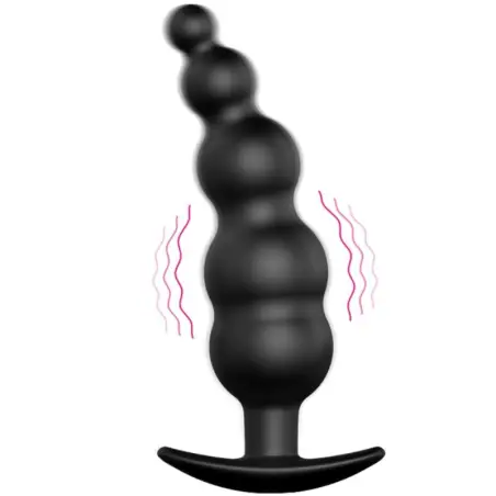 Plug Anal Silicona Estimulación Extra y 12 Modos Vibración