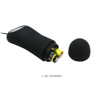 Plug Anal Silicona 12 Modos Vibración Negro | Pretty Love