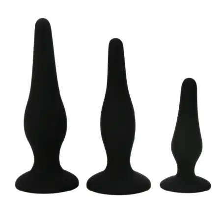 Kit Iniciacion Anal Plugs Silicona | Pretty Love