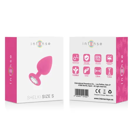 Shelki S Plug Anal Fuchsia - Silicona Suave | Intense