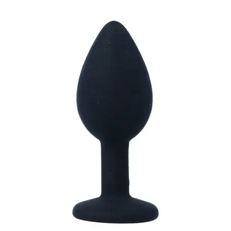 Shelki S Plug Anal Negro - Silicona Suave | Intense
