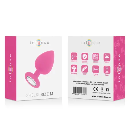Shelki M Plug Anal Fuchsia - Silicona Suave | Intense