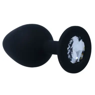 Shelki M Plug Anal Negro - Silicona Suave | Intense