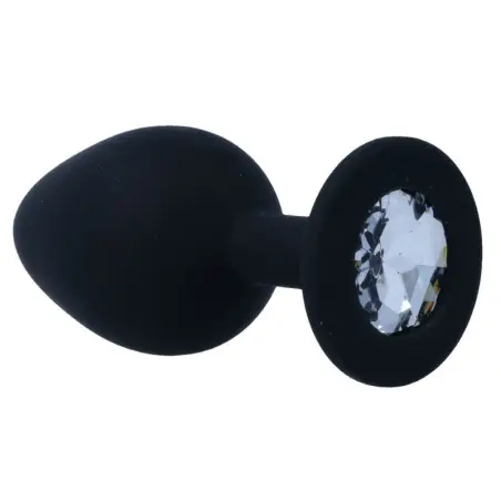 Shelki M Plug Anal Negro - Silicona Suave | Intense