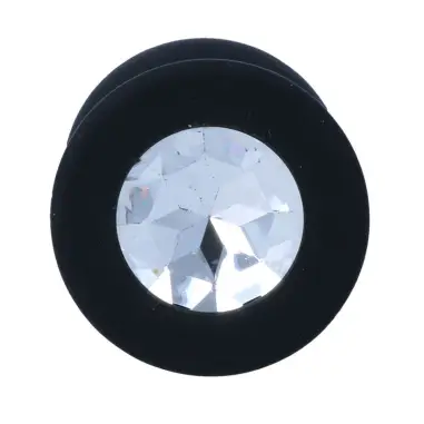 Shelki M Plug Anal Negro - Silicona Suave | Intense