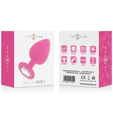 Shelki L Plug Anal Fuchsia - Silicona Suave | Intense