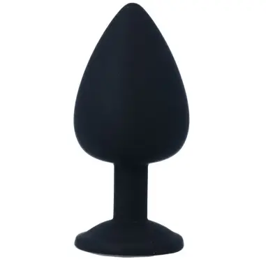 Shelki L Plug Anal Negro - Silicona Suave | Intense