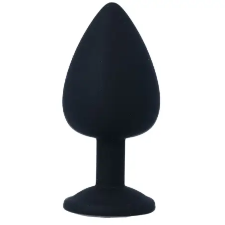 Shelki L Plug Anal Negro - Silicona Suave | Intense