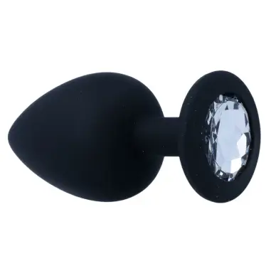 Shelki L Plug Anal Negro - Silicona Suave | Intense