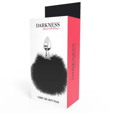 Extra Buttplug Anal con Cola Negro 7 cm | Darkness