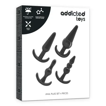 Set 4 Plugs Anales - Envío Discreto | Addicted Toys