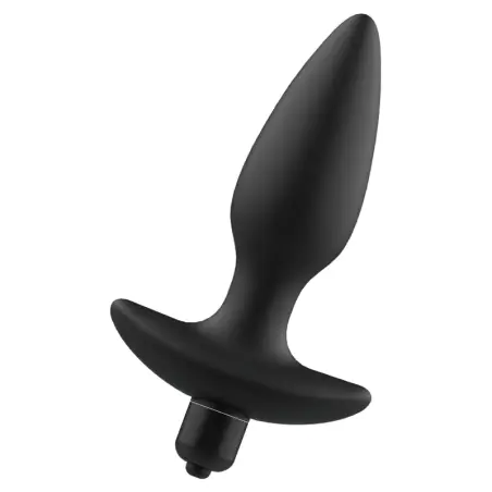 Masajeador Plug Anal con Vibración Negro | Addicted Toys