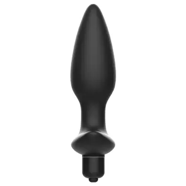 Masajeador Plug Anal con Vibración Negro | Addicted Toys