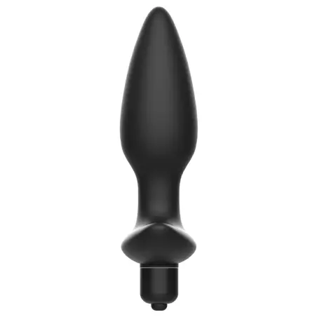 Masajeador Plug Anal con Vibración Negro | Addicted Toys