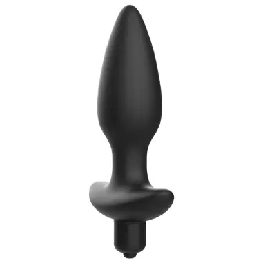 Masajeador Plug Anal con Vibración Negro | Addicted Toys