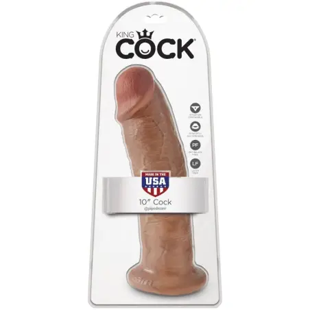 Pene Realístico 24 cm Caramelo - Sumergible | King Cock