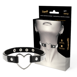COQUETTE CHIC DESIRE - CHOKER CUERO VEGANO CORAZON COQUETTE ACCESSORIES