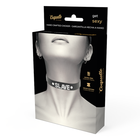COQUETTE CHIC DESIRE - CHOKER CUERO VEGANO SLAVE COQUETTE ACCESSORIES