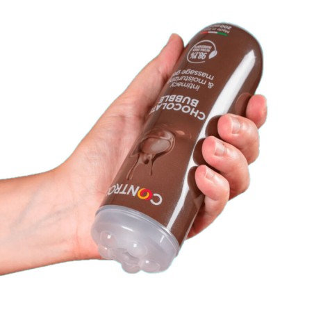 CONTROL - GEL DE MASAJE 3 EN 1 CHOCOLATE BUBBLE 200 ML CONTROL LUBES
