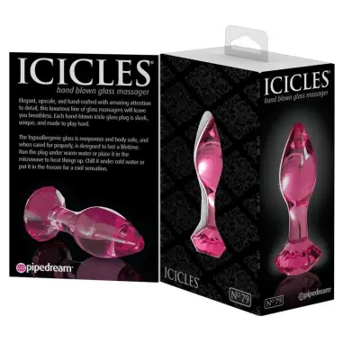 N. 79 Plug Anal Vidrio - Envío Discreto | Icicles