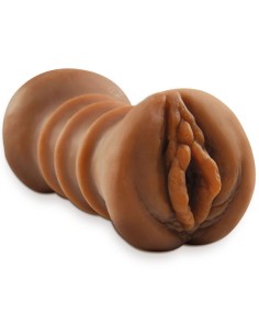 FETISH FANTASY EXTREME - MASTURBADOR REALÍSTICO DOBLE ENTRADA VAGINA & ANO MARRÓN