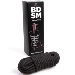 SECRETPLAY - CUERDA BONDAGE NEGRA BDSM COLLECTION SECRETPLAY 100% FETISH 2