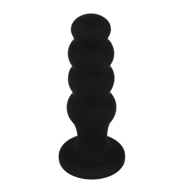 Scott Plug Anal Silicona Premium Negro | Black&silver