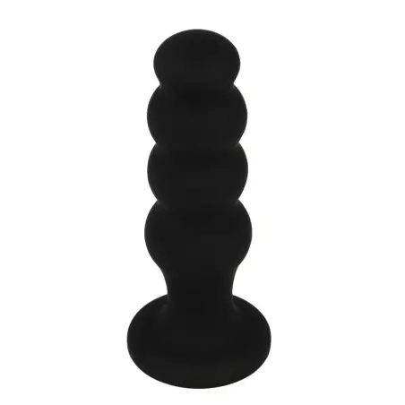 Scott Plug Anal Silicona Premium Negro | Black&silver