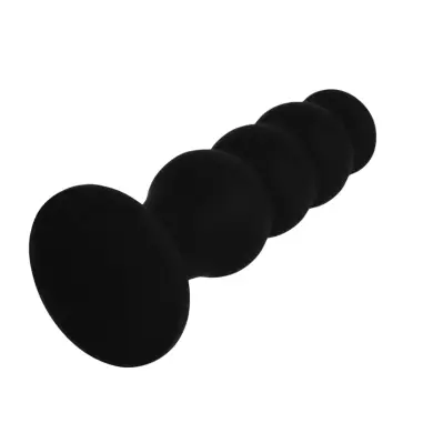 Scott Plug Anal Silicona Premium Negro | Black&silver