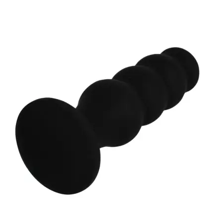 Scott Plug Anal Silicona Premium Negro | Black&silver