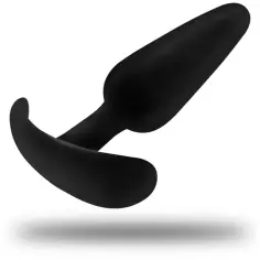 BLACK&SILVER - KAEL PLUG ANAL SILICONA CON ASA MEDIANO 2