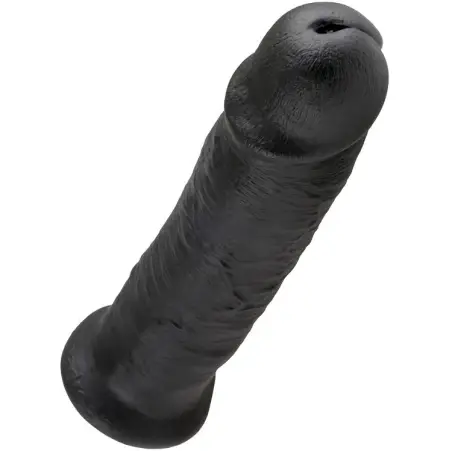 Pene Negro 25 cm - Sumergible y Tacto Realista | King Cock