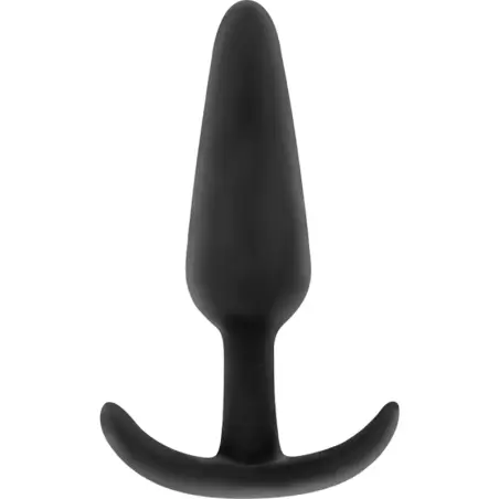 Kael Plug Anal Silicona con Asa Mediano | Black&silver