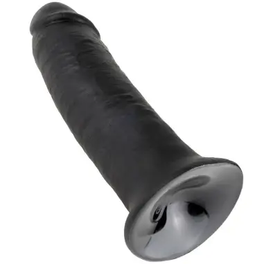 Pene Negro 25 cm - Sumergible y Tacto Realista | King Cock