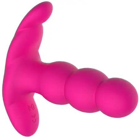Pearl Vibrador Anal Control Remoto Negro - Rotación | Nalone