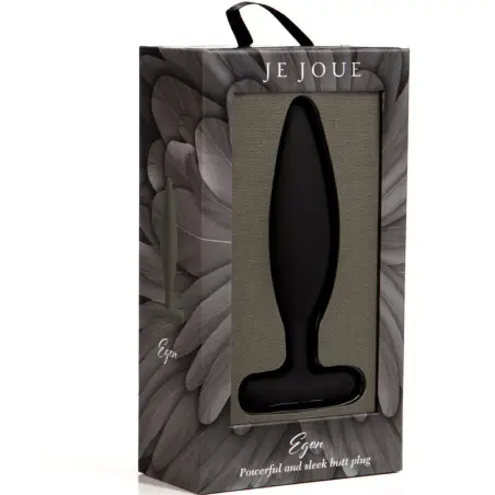 Egon Plug Anal Vibrador Negro - Silicona Suave | Je Joue
